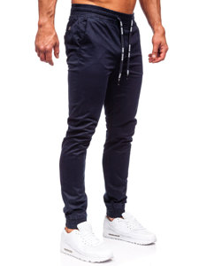 Herr Bomulls Joggers Marinblå Bolf KA6078