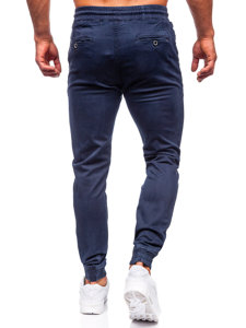 Herr Bomulls Joggers Marinblå Bolf KA6792