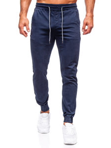 Herr Bomulls Joggers Marinblå Bolf KA6792