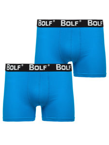 Herr Boxershorts Himmelsblå Bolf 0953-2P 2 PACK