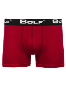 Herr Boxershorts Vinröd Bolf 0953-2P 2 PACK