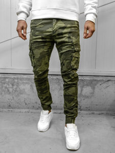 Herr Camo Cargo-joggers Khaki Bolf 2232A