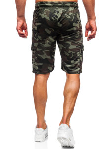 Herr Camo Cargo-shorts Khaki Bolf JX875