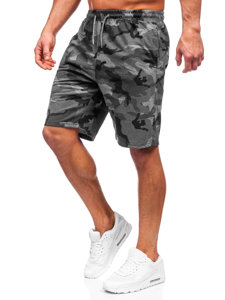 Herr Camo Shorts Grafitgrå Bolf 8K283