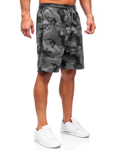 Herr Camo Shorts Grafitgrå Bolf 8K283