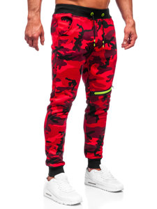 Herr Camo Sweatpants Röd Bolf KK04