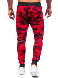 Herr Camo Sweatpants Röd Bolf KK04