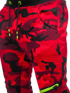 Herr Camo Sweatpants Röd Bolf KK04