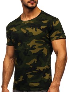 Herr Camo T-shirt Kaki Bolf S807