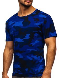 Herr Camo T-shirt Marinblå Bolf S807