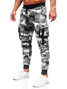 Herr Camo cargo-joggers Grå Bolf HSS125