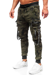 Herr Camo cargo-joggers Grön Bolf HSS107