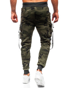 Herr Camo cargo-joggers Grön Bolf HSS107