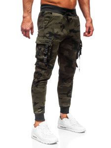 Herr Camo cargo-joggers Grön Bolf HSS125