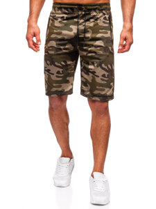 Herr Camo-shorts Grön Bolf JX862