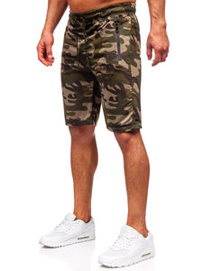 Herr Camo-shorts Grön Bolf JX862