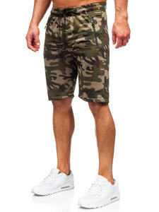 Herr Camo-shorts Grön Bolf JX873