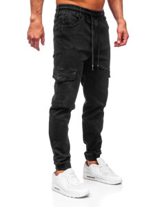 Herr Cargo Jeans-joggers Svart Bolf 8129