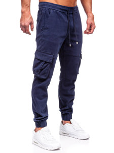 Herr Cargo Jeansjoggers Marinblå Bolf MP0105BS