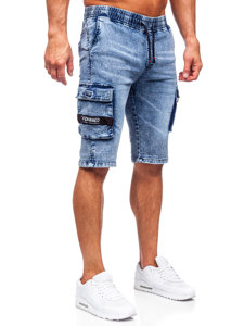 Herr Cargo Jeansshorts Blå Bolf HY818