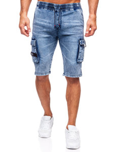 Herr Cargo Jeansshorts Blå Bolf HY818