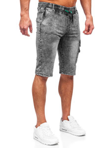 Herr Cargo Jeansshorts Svart Bolf HY820