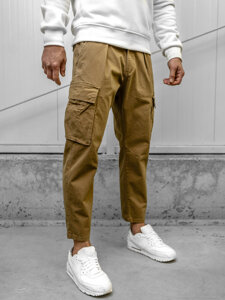 Herr Cargo Pants Brun Bolf 77323A