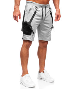 Herr Cargo Shorts Grå Bolf HS7179