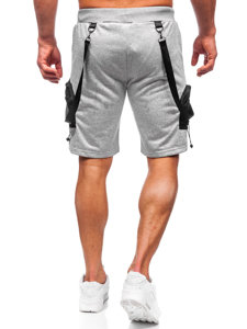 Herr Cargo Shorts Grå Bolf HS7179