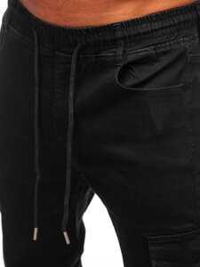 Herr Cargo jeans-joggers Svart Bolf 8126