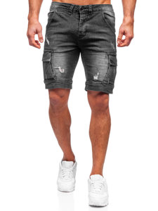 Herr Cargo jeansshorts Svart Bolf MP0039N