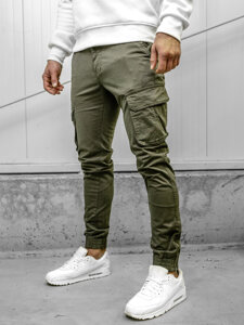 Herr Cargo-joggers Khaki Bolf 77322A