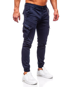 Herr Cargo-joggers Marinblå Bolf SK850