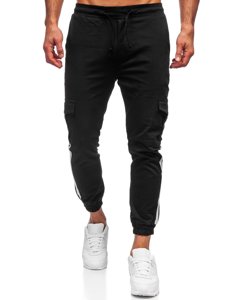 Herr Cargo-joggers Svart Bolf 0012