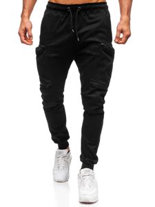 Herr Cargo-joggers Svart Bolf 0475