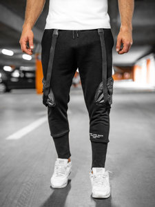 Herr Cargo-joggers Svart Bolf 6583A