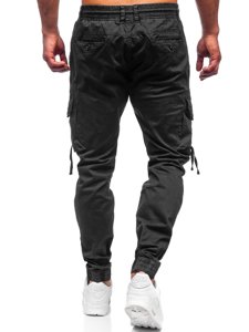 Herr Cargo-joggers Svart Bolf 8956