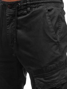 Herr Cargo-joggers Svart Bolf 8956