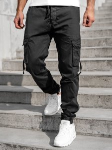 Herr Cargo-joggers Svart Bolf 8956