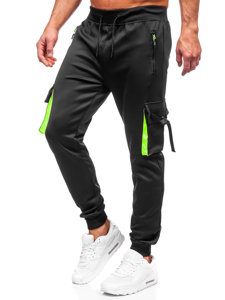 Herr Cargo-joggers Svart Bolf 8K1116