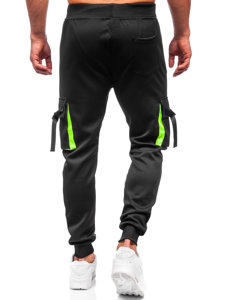 Herr Cargo-joggers Svart Bolf 8K1116