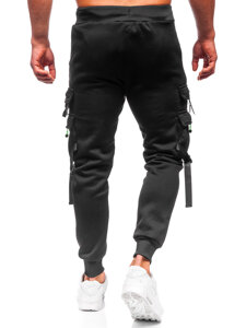 Herr Cargo-joggers Svart Bolf HSS015