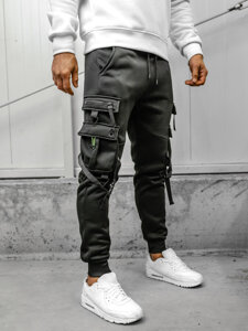 Herr Cargo-joggers Svart Bolf HSS015A