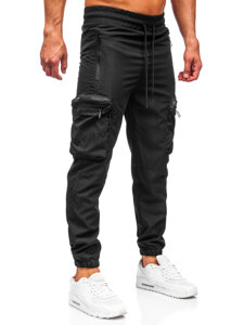 Herr Cargo-joggers Svart Bolf HSS296