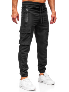 Herr Cargo-joggers Svart Bolf HSS297