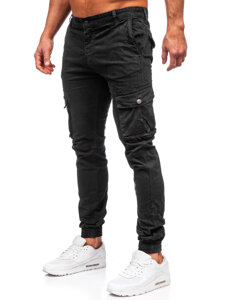 Herr Cargo-joggers Svart Bolf JM5502