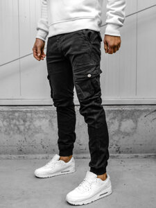 Herr Cargo-joggers Svart Bolf JM5502A