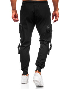 Herr Cargo-joggers Svart Bolf K13