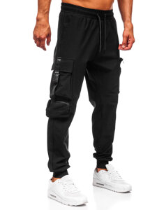 Herr Cargo-joggers Svart Bolf K15