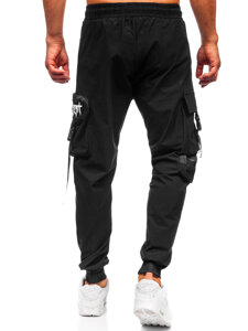 Herr Cargo-joggers Svart Bolf K15